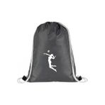 Hero Tasarım Voleybolcu - Ipli Sırt Çantası - Spor - Günlük - Okul 35*45CM One Size | BLL2719 - Gri - 20 L