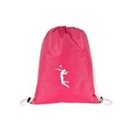 Hero Tasarım Voleybolcu - Ipli Sırt Çantası - Spor - Günlük - Okul 35*45CM One Size | BLL2719 - Pembe - 20 L