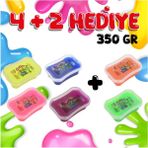 Heroes 350 gr Slime - 4 + 2 Oyun Jeli - Ele Yapışmaz - Renkli