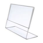 Heroglas A5 L Tipi Yatay Masa Üstü Şeffaf Pleksi / Föylük-Fiyatlık-Menü-Broşürlük