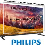 Heroglas Philips 55PUS6581 55 inç TV Ekran Koruyucu
