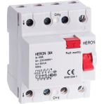 Heron 4X40A 30 Ma Kaçak Akım Rölesi - HERON 4X40A 30 MA KAÇAK AKIM RÖLESİ,
