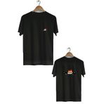 herotasarım Polis Ön Arka Baskılı Bisiklet Yaka Kısa Kollu Tişört BLL2372 (Siyah / 4XL)