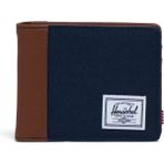 Herschel Hank Cüzdan - Rfid Korumalı Vegan Deri Detayıyla - Kahverengi - Lacivert