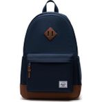 Herschel Heritage Unisex Sırt Çantası - Lacivert/Kahverengi - Lacivert - Kahverengi