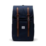 Herschel Retreat 15"/16" Inc Uyumlu Mıknatıslı Kapama Laptop Notebook Ipad Sırt Çantası (Lacivert)