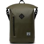 Herschel Roll Top Sırt Çantası 11194 Su Geçirmez, yeşil (Ivy Green)