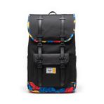 Herschel x LEGO Little America Sırt Çantası Siyah -Soyut Bloklar