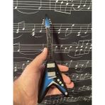 Herşey Nota Elektro El Yapımı Minyatür 25 cm 3D Mavi - Violin Sunburst