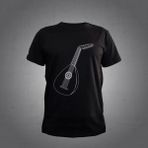 Herşey Nota Ud Siyah T-Shirt Unisex - XXL