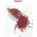 Herşey Trend Herşeytrend Dökme Cam Kum Boncuk (11/0) 2 mm - 60 Gram - Koyu Pembe - BNC046
