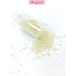 Herşey Trend Herşeytrend Dökme Cam Kum Boncuk (11/0) 2 mm - 60 Gram - Krem - BNC047