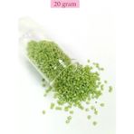 Herşey Trend Herşeytrend Kesme Cam Boncuk 2mm - 20 Gram - Yeşil -BNC325