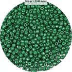 Herşey Trend Herşeytrend Koyu Yeşil Renk 4 mm Yaklaşık 1100 Adet / 100 Gram Cam Boncuk Oya Yazma Bileklik ve Kolye