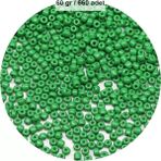 Herşey Trend Herşeytrend Opak Yeşil Renk 4 mm Yaklaşık 660 Adet / 60 Gram Cam Boncuk Oya Yazma Bileklik ve Kolye