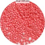 Herşey Trend Herşeytrend Pembe Renk 4 mm Yaklaşık 220 Adet/20 Gram Cam Boncuk Oya Yazma Bileklik ve Kolye