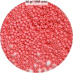 Herşey Trend Herşeytrend Pembe Renk 4 mm Yaklaşık 660 Adet / 60 Gram Cam Boncuk Oya Yazma Bileklik ve Kolye