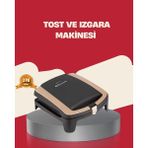 Herşey Trend Herşeytrend Tost Makinesi Yapışmaz Plaka 1500 Watt Güçlü Performans