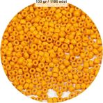 Herşey Trend Herşeytrend Turuncu Renk 4 mm Yaklaşık 1100 Adet / 100 Gram Cam Boncuk Oya Yazma Bileklik ve Kolye