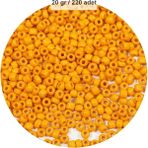 Herşey Trend Herşeytrend Turuncu Renk 4 mm Yaklaşık 220 Adet/20 Gram Cam Boncuk Oya Yazma Bileklik ve Kolye