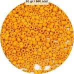 Herşey Trend Herşeytrend Turuncu Renk 4 mm Yaklaşık 660 Adet / 60 Gram Cam Boncuk Oya Yazma Bileklik ve Kolye