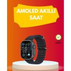 HERŞEYBURDAMODA Amoled Ekran 49MM Tasarım 3 Kordonlu Akıllı Saat - Seçenek
