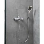 HERŞEYBURDAMODA Siyah Duş Seti El Duşu Başlığı Spiral Hortum Dayanıklı Banyo Duş Aksesuarı