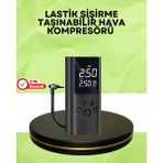 HERŞEYBURDAMODA USB Şarjlı Taşınabilir Hava Kompresörü Dijital Ekranlı - Seçenek