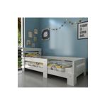 Herseycik Newmod Touch Karyola Beyaz 90x190 Yatak Uyumlu Q4000-1