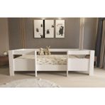 Herseycik Ninnimo Bebek Odası Yatağı Montessori Beyaz Mdf 90X190 Yatak Uyumlu Karyola