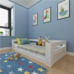 Herseycik Ninnimo Beyaz Yüzde Yüz Mdf 90X190 Yatak Uyumlu Montessori Karyola