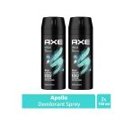 Herşeytrend 2 Adet Axe Erkek Sprey Deodorant Apollo 48 Saat Etkileyici Koku Vücut Spreyi 150 Ml