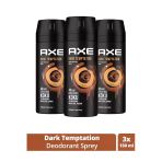 Herşeytrend 3 Adet Axe Dark Temptatıon Bay Parfüm Kofre 150 Ml