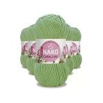 Herşeytrend 5 Adet Cotton Lüks Yelek Tunik Kazak Bluz Hırka İpi Yünü Çağla 97578