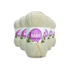 Herşeytrend 5 Adet Cotton Lüks Yelek Tunik Kazak Bluz Hırka İpi Yünü Ten 97544