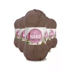 Herşeytrend 5 Adet Cotton Lüks Yelek Tunik Kazak Bluz Hırka İpi Yünü Toprak 97583