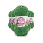Herşeytrend 5 Adet Cotton Lüks Yelek Tunik Kazak Bluz Hırka İpi Yünü Yeşil 97576