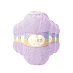 Herşeytrend 5 Adet Elite Baby El Örgü İpi Tüylenmeyen Bebek Yünü Mine Çiçeği 5090 - Nako Mudanis
