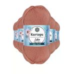 Herşeytrend 5 Adet Lotus Bikini Büstiyer Bluz Örgü İpi K103 Pişmiş Ayva