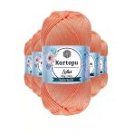 Herşeytrend 5 Adet Lotus Bikini Büstiyer Bluz Örgü İpi K218 Somon