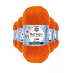 Herşeytrend 5 Adet Lotus Bikini Büstiyer Bluz Örgü İpi K273 Turuncu