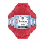 Herşeytrend 5 Adet Lotus Bikini Büstiyer Bluz Örgü İpi K810 Şeker Pembe