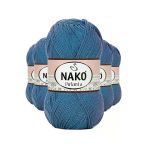 Herşeytrend 5 Adet Pırlanta Amigurumi El Örgü İpi Yünü Turkuaz 3409 - Nako Mudanis