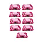 Herşeytrend 9 Paket Red Rose Islak Havlu Mendil 90 Adet Kapaklı Gül Kokulu