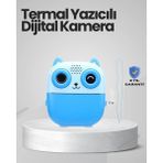 Herşeytrend Anında Baskı Yapabilen Çocuk Fotoğraf Makinesi Hafıza Kart Destekli