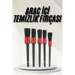 Herşeytrend Araç İçi Led Aksesuar 5 Farklı Detaylı Araba Temizlik Fırçası Oto Temizleme Fırçası