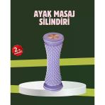 Herşeytrend Ayak Masaj Aleti Kirpi Masaj Topu Kompakt Taşınabilir