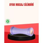 Herşeytrend Ayak Masaj Silindiri Derin Doku Masajı Kirpi Topu Akupunktur Etkili
