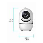 Herşeytrend Baby Kamera Kablosuz 720P Beyaz 360 Derece Wifi Kamera Full Hd 1080P