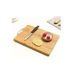 Herşeytrend Bambu Metal Saplı Ekmek Kesme Tahtası 30X20x1,8 Cm Royaleks-67459